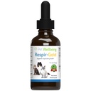 Pet Wellbeing Related -Gold for Cats - Podporuje zdravé dýchání, Open Airways, Respirační podpora, Black Cumin, Horehound, Grindelia - Veterinarian- Related Herbal dodatek 2 fl oz (59 ml)