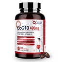 NATURE TARGET CoQ10-400mg Plus PQQ s vitaminem E & Organic Olive Oil - Coenzyme-Q10 s BioPerine - High Absorption Antioxidant- for- Heart- Health and Energy Production, 120 Servings