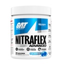 GAT SPORT Nitraflex Advanced Pre- Workout prášek, zvyšuje krevní tok, zvyšuje sílu a energii, zlepšuje výkon cvičení, (modrá Raspberry, 30 Služeb)