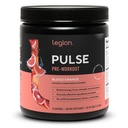 LEGION Pulse Pre Workout - Všechny přírodní oxid dusnatý Precvik Drink na zvýšení energie, Creatine Free, přirozeně slazené, Beta Alanin, Citruline, Alfa GPC (krvavý pomeranč)