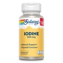 Solaray jód 500 mcg, Jod dodatek pro zdravou adrenální a štítnou žlázu podporu, energie, metabolismus, a Focus, draslík iodid, Vegan, 60- den Money-Back Garance, 90 Služeb, 90 VegCaps