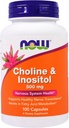 Foods Now Foods, (3 balení) Cholin & Inositol, 500 mg, 100 tobolek