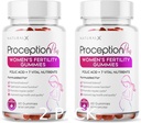Fertility Gummies for Women - Myo- Inositol, kyselina listová, biotin, B vitaminy - Inositol dodatek pro podporu ženské plodnosti, Hormon Balance, Ovulace, Prenatální početí (60 Gummies, 2 Pack)