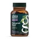 Gaia Bylinky Fenugreek Seed - Pomáhá podporovat zdravou laktaci a produkci mateřského mléka * - Vyrobeno s organickým Fenugreek Seeds - 60 Veganské tekuté fyto- kapsle (Až 15denní dodávka)