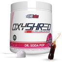 EHP Labs OxyShred Thermogenic Fat Burner - Pre- Workout Powder with L- Glutamin, Acetyl L- karnitin, Metabolismus Booster, hubnutí, Kontrola chuti, Energetický nápoj, Dr. Soda Pop, 60 Servings