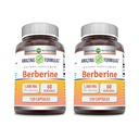 Amazing Applicas Berberine 1000mg per Serving Capsule Supplementary 124; Non GMO CLAS124; Gluten Free CLAS124; Made in USA (120 CLAS124; 2 Pack)