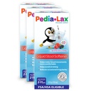 Pedia- Lax Liquid Stool Softener pro děti, věk 2-11, Berry Flavor, 4 Fl Oz (balení po 3) Balení se může lišit
