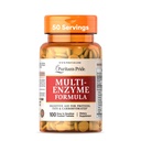 Puritan je Pride Multi- enzyme Formule, Dědičná pomůcka pro proteiny, tuky, a sacharidy, Dietní dodatek pro potravu a zdravé Gut podporu, 50 denní dodávky, 100 Snadno polykat potahované tablety