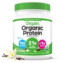 Orgain Organic Vegan Protein Powder, Vanilla Bean - 21g Plant Based Protein, 4g Prebiotic Fiber, No Lactosa Ingredients, No Add Sugar, Non-GMO, For Shakes & Smoothies, 1.02 LB (Balení květen Vary)