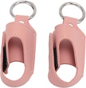 2ks Asthma Inhaler Holder Přenosná ochranná PU kůže Asthma Inhaler Pouzdro pro cestování ()