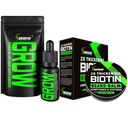 Beard Growth Kit w / GROW XXL Beard Oil / Serum for Facial Hair Growth for Men + 2X Thickening Biotin Mustache Wax & Balm for Men - Conditioner & Softtener - Vyrobeno v Americe