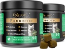 Probiotika pro psy CZ124; All- Natural Dog Probiotický dodatek s enzymy, Prebiotika, Dýně CZ124; Podpora stravovací zdraví, Zlepšit alergie & imunitu, 180 Počet (Balení 2 x 90 ct)