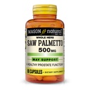 MASON NATURAL Saw Palmetto 500 mg, podporuje Prostate Health & Urinary Function, 90 Kapsle