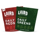 Laird Superfood Red & Green Bundle, Prebiotic Daily Green and Antioxient Daily Red Powder, 14.8oz