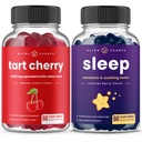 NutraChamps Tart Cherry & Sleep Gummies Bundle 124; Kompletní podpora svalů & spánku