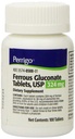 Glukónové tablety železa, 324mg, 100