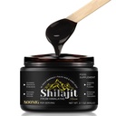 800 Mg Himalayan Shilajit Resin, Shilajit Pure Himalayan Organic, Pure Shilajit with Humic Acid, Fulvic Acid & 85 + Trace Minerals Complex, dodatek gel pro energii a imunitní podporu, muži a ženy, 60g