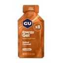 GU Energy Original Sports Nutrition Energy Gel, 8-Count, Slaný karamel