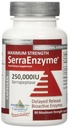 Serra Enzyme Serrapeptase Supplement - Clear Pings and Sinuss, Proteolytic, Digestive Cleanse CLAS124; 250,000 IU - Maximální síla CLAS124; 90 tobolek