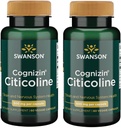 Swanson Cognizin Citicolin 1000 miligramů 60 Veg Kapsle (2 balení)