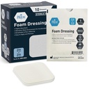 MED PRIDE Sterilní Foam Dressings for Wounds, Soft Absorbent Non- Adhesive Waterproof Medical Foam Padding for Ulcers, Zranění (2x2 Inch (Pack of 10))