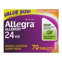 Allegra Adult 24 hod. Allergy Tablets, 180Mg, noticable Relief in 1 hour, (70 Počet)