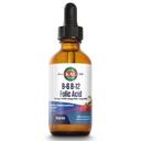 Kal vitamin B-6 B-12 kyselina listová dropiny, tekutý vitamin B dodatek kapky, srdce zdraví, energie, Red Blood Cell Podpora s methyl B12 a methyl folát, přírodní smíšené Berry Flavor, 59 Služební, 2oz
