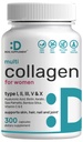 Multi kolagen pilulky s vitaminem C, E & Biotin, 300 Kapsle - Hydrolyzované kolagen Peptidy - 11 v 1 Formule se Saw Palmetto, Bamboo Silica, & Hyaluronic Acid - Vlasy, kůže, hřebík, a společné zdraví