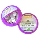 Vocal Eze Elderberry Mint s vitamínem C a zinkem (40) 124; Lozenges k úlevě Sore, Hosse, Únava, Sucho hrdla 124; Hlasová podpora, cukr zdarma