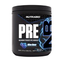 NutraBio Preworking Powder, Blue Razz 124; Explosive Energy, Laser Focus, Extrémní čerpadla 124; Předcvičení pro muže a ženy 124; Výkon, Vytrvalost, Power Complex, Kofein, Elektrolyty