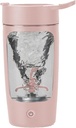 Electric Shaker Lahvička, Blender Lahve for Protein Mixes, CYP 124; Tritan CYP 124; BPA Free CYP 124; Přenosný mixer Cup, Dobíjecí Shake Cups and Meal Replacement Shakes, 22 oz (Pink)