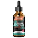 2000MG Lipozomální Glutathion Tekuté kapky, Ultra vysoká absorpce, Přírodní detoxifikace, imunitní systém & Kožní Supprot *, L- Glutathion, Vitamin C & Hyaluronic Acid, Kapsle Alternativní, 2.02 OZ