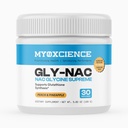 MYOXCIENCE NAC Glycin Nejvyšší 124; N- acetyl- L- cystein, Glycin, a Taurin Kombinace (Přírodní broskve a ananasové aroma) (30 Služební)