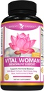 Potent Garden Menopauza Relief Dodatek s Black Cohosh, Soy Isoflavones, a Don Quai, Hot Flash Relief & Night Sweats Relief pro ženy, Non- GMO, 60 Kapsle, 30 Služení
