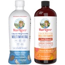 MaryRuth 's Nighttime Multimineral (Coconut, 329oz) & Multivitamin Liquid + Hair Growth (Peach Mango, 30oz) Cloth124; Clean Label Project Ověřený ® Cott124; Bedtime Routine & Beauty Cotting124; Sugar- Free, Vegan, Gluten- Free