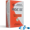 Age III - Natural Prostate Health Formule - Serenoa Repens, Pygeum Africanum, Cucurbita Pepo Blend pro BPH Relief - Zvětšená prostata