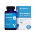 Doplněk VitaMedica Bromelain & Quercetin - 500 mg Bromelain 250mg Quercetin - 2400 GDU pro imunitu, společnou podporu, zánět a svalovou obnovu - 60 Veganských kapslí - 30 Služeb