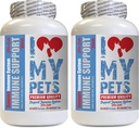 I LOVE MY PETS LLC cat Imunitate System Support - CAT Imunní Support - Booster - Zdravý doplněk - Alergie Relief for Cats - 120 procedur (2 láhve)