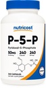 Nutricost P5P vitamin B6 dodatek 50mg, 240 Kapsle (Pyridoxal- 5-Fosfát) - Vegetarian Friendly, Non- GMO, gluten zdarma