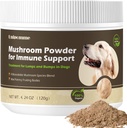 Dog Guard for Lumps & Bumps Dodatek - Turecko Tail Houba prášek pro psy Lipoma Léčba - Buddy Imunitation Support & More Energy with Lion 's Mane, Chaga, Reishi, Shiitake Mushrooms-02