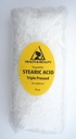 Stearic Acid Zeleninové Trojité lisované Kosmetické třídy Pastilles Beards 100% Čisté H & B Oils Center (8 oz)
