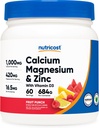 Nutrikost vápník hořčík zinek s vitamínem D3 prášek, 60 Doručování (ovocný punč) - vápník (1000 MG) hořčík (420 MG) zinek (16.5 MG) Vitamin D3 (30 MCG) - gluten zdarma, Non- GMO