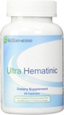 Nutra BioGenesis - Ultra Hematinic - Železo, B vitaminy a měď pro absorpci železa, RBC podpora a energie - 60 Kapsle