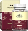Doplněk stravy vitaminu B12 pro muže a ženy 124; Organická formalizace pro vegetariány a vegany na podporu nervového systému a mozkové funkce, Caplet
