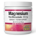 Přírodní faktory Magnesium Bisglycinát Powder - Whole- Body Health Support Supplement - Přírodní doplněk hořčíku podporuje sílu a zdraví kostí - 5.1 oz (50 Služeb)