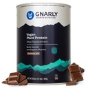 Gnary Nutrition Vegan Plant Protein - Chocolate Vegan Protein Powder, NSF Sport Certified - Jídelní náhrada, Denní Nutritional Boost - Laktóza Volný prášek - Čokoláda, 28.2 oz