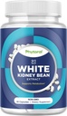 White Kidney Bean Extract Carb Block - White Kidney Fazole dodatek pro metabolismus Boost & Ease kalorií od Starchy potravin - Karbové kontrolní doplňky - 60 Kapsle