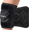 APEXUP Ice Pack for Knee Pain Relief, Large Reuse Wrap After Surgery, Flexible Gel Cold Pack for Injuries, Pain Relief for Back, Rameno, Elbow, Ankle and Leg (Black, XXL, 1PK)