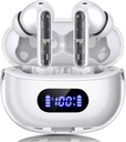 Bezdrátové sluchátka P1 PRO, sluchátka bezdrátová Bluetooth sluchátka s čirým volání Mics Ušní Budy, Pohodlné Fit, IPX7 Vodotěsné sluchátka Dlouhý život baterie, 30H Playtime pro sportovní cvičení