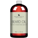 Nevoňavý vonný olej - přírodní, non-GMO, Facial Hair Hydrating & Conditioning Oil Blend - 32 oz - Bulk Sized, Podpora růstu a Silky hladké vlasy - Jojoba, Argan & Více